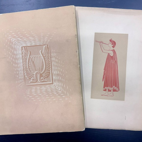 Collectible Angelos Sikelianos Thymeli set used, two volumes