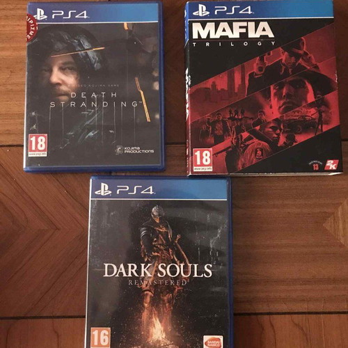 Death Stranding, Mafia Trilogy, Dark Souls PS4/PS5 games like new
