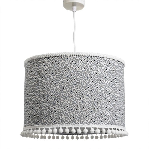 Ceiling light grey and white dots with E27 socket