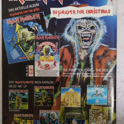 Metal Attack Iron Maiden Magazine used German edition 05/90 special