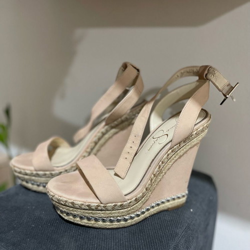 Platforms like new, chic and elegant, 14cm heel, size 38