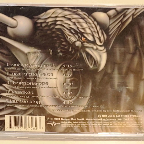 Horrorscope shaped CD by Primal Fear like new, metal
