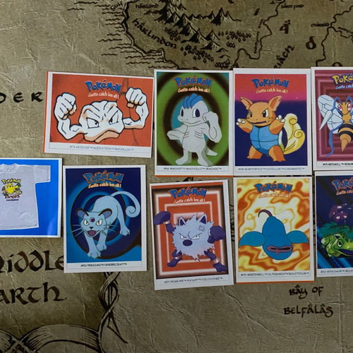 Collectible Pokemon items used, pack of 44 pieces