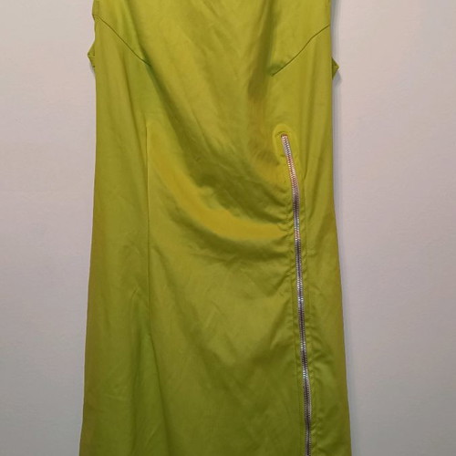 Groovy dress used, size S, green