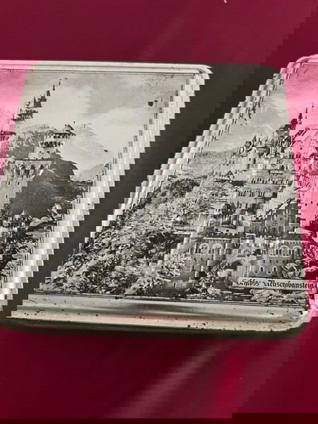 vintage παλιό γερμανικό μεταλλικό κουτί