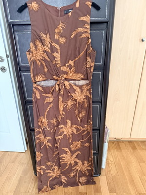 Mango jumpsuit with cutouts new, brown, size L