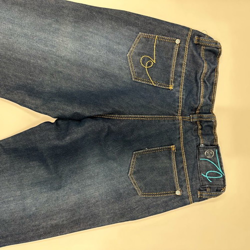 Jeans and floral dress for 10-year-old girl used, Orchestra and Dpam