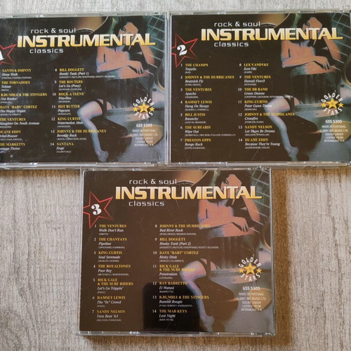 Rock and Soul Instrumental Classics 3 CD pack used