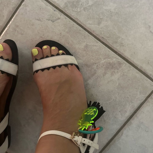 Miss KG sandal used, white, size 37