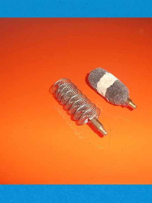 Gun barrel cleaning brushes used, set of 2 pieces
