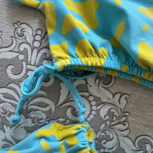 Mirabelle KidsCollection girls' set size 3-4 like new, yellow and turquoise