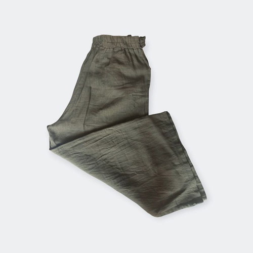 Women's linen capri pants khaki size s/m like new