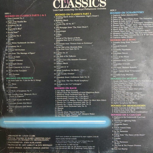 Hooked On Classics vinyl like new, classical music