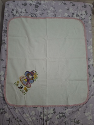Vintage handmade baby mat