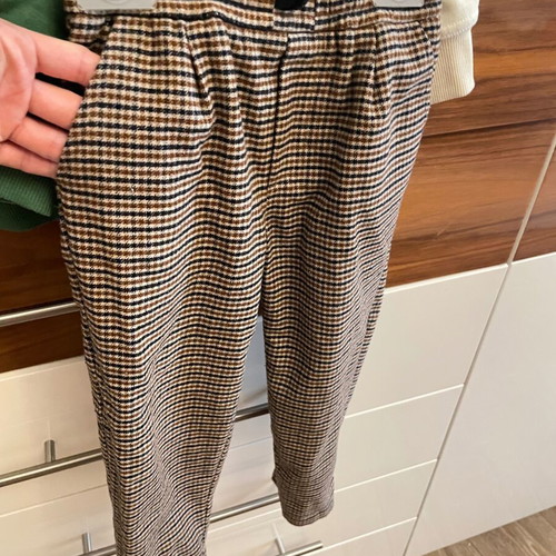 Zara set for boys 2-3 years used, hooded sweatshirt and tweed pants