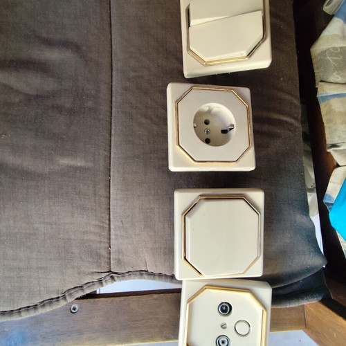 Merten old type switches used, set of 10