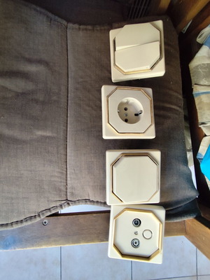 Merten old type switches used, set of 10