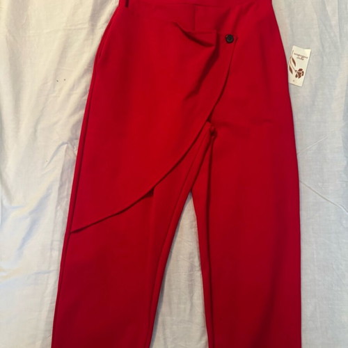 Women's red set new with pants and onesize blouse