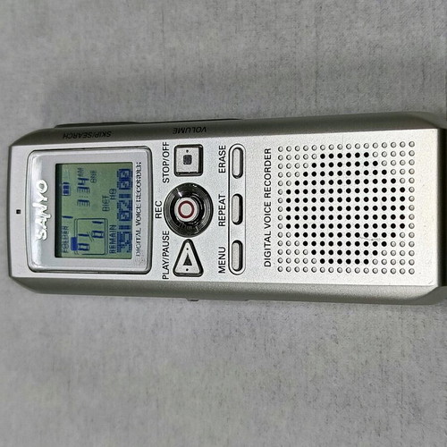 SANYO ICR FP500 used digital voice recorder