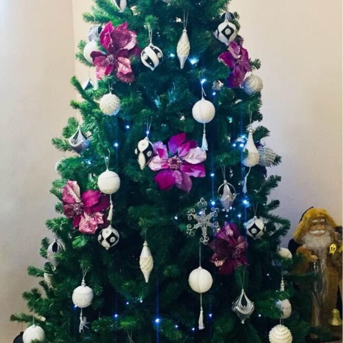 Christmas tree used, height 210cm