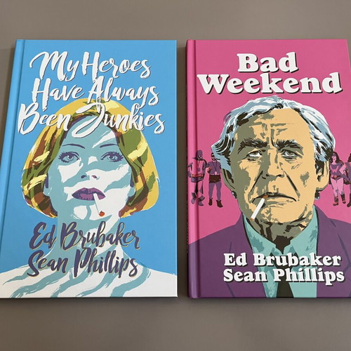 Criminal hardcover graphic novels like new by Ed Brubaker and Sean Phillips