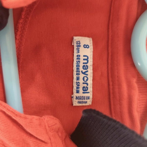 Mayoral polo used for boy 8 years old, red, size 128 cm