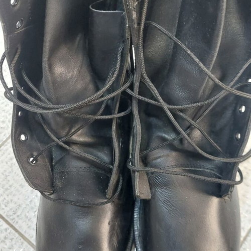 Military boots No47 Greek army new leather with wool socks gift