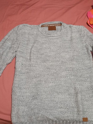 Πλεκτό sweater Roy Garage γκρι μέγεθος L σαν καινούργιο