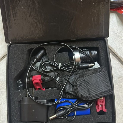 Bicycle light and headlight new, high power with external battery