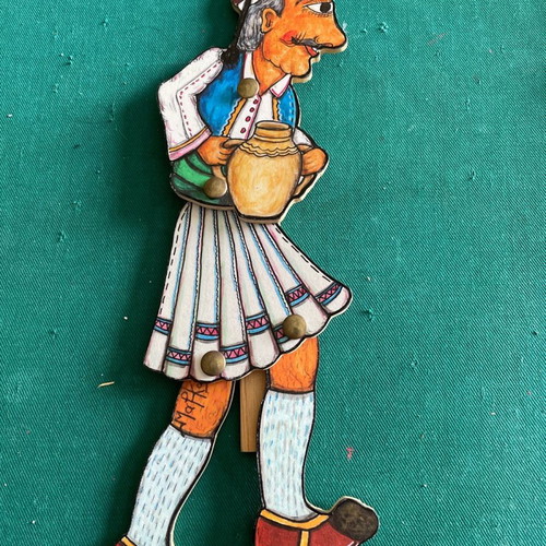 Karagiozis figures, pack of 5 authentic characters