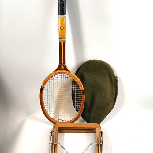 Spalding Olympic Wooden Tennis Racket like new, 1930-1940 vintage
