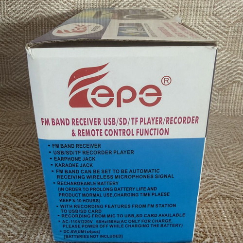 Fepe FP-910RC X-Bass portable digital radio