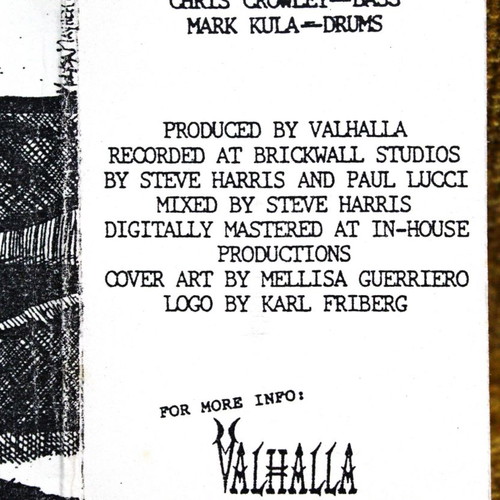 Valhalla Real Life demo tape used, thrash/speed metal