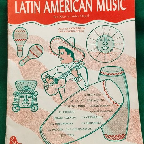 Latin American Music sheet music used for piano or organ