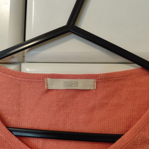 Marks and Spencer spring cardigan uk10 medium like new, linen blend