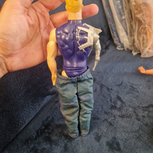 Max Steel Psycho Cyborg vintage action figure used