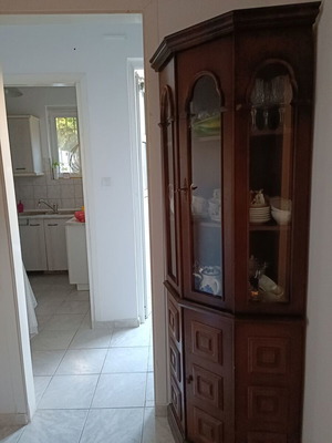 Vintage corner cabinet walnut wood, like new