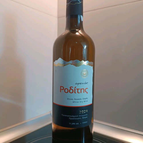 Oreinos Roditis White Dry Wine 2024 New Bottle 750ml