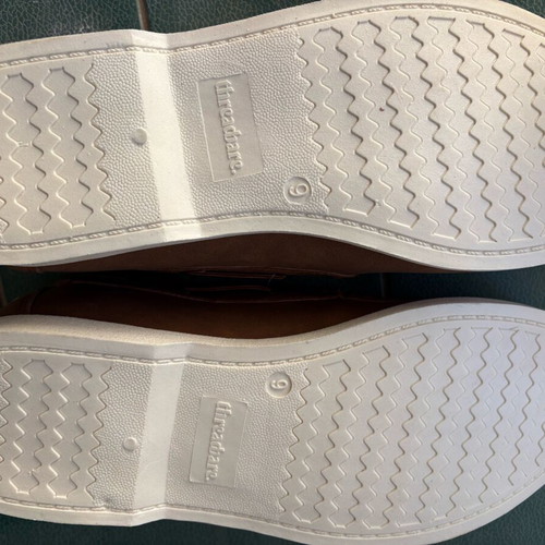 Threadbare men's boat shoes new, size 43, beige/brown