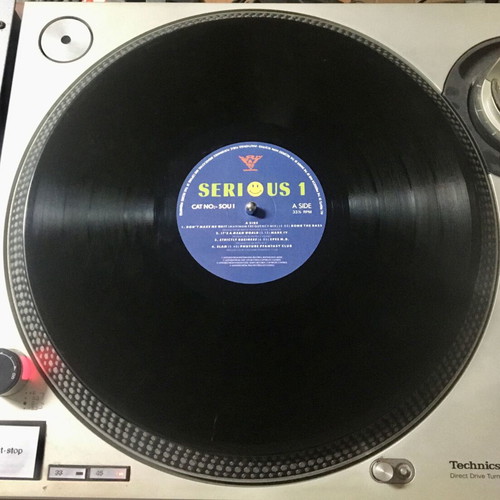 Serious 1 double vinyl LP used, electronic music compilation