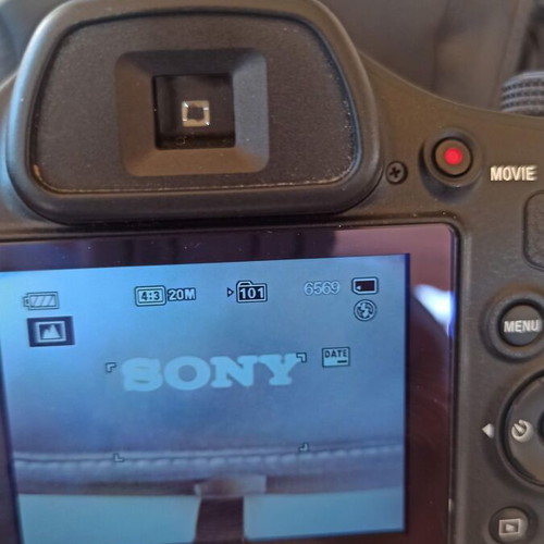 Sony DSC-H400 digital camera used, 63x optical zoom