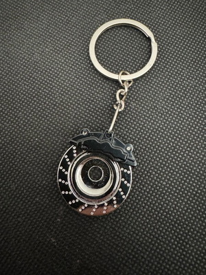 Disc brake keychain new, black