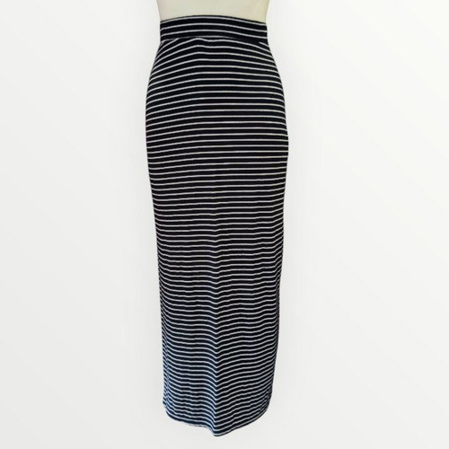 ZARA maxi striped skirt used, size S-M, dark blue