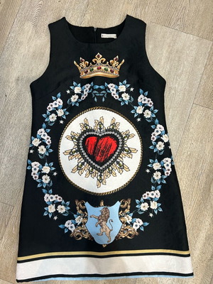 Branded dress like new, size L, black