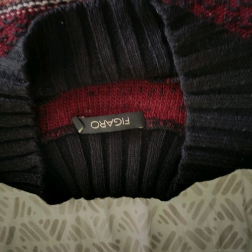 Figaro women's sweater Abysse like new, black and red, size M