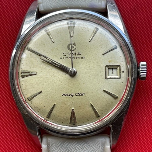 Cyma Navy Star watch used