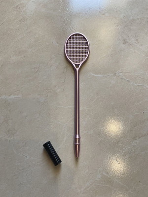 Pen shaped like a racket new