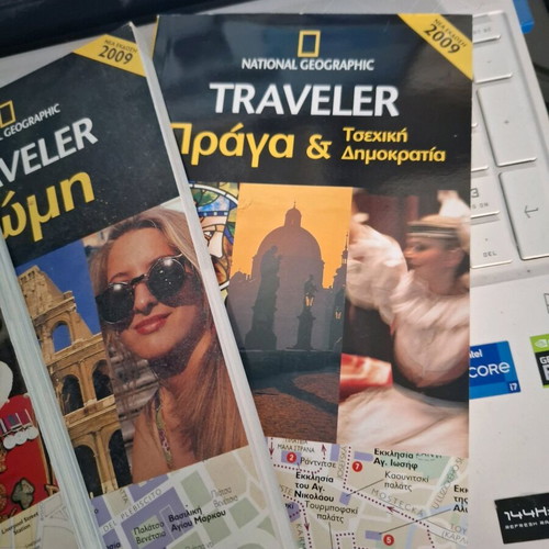 National Geographic Traveler travel guides Prague, Rome, London new