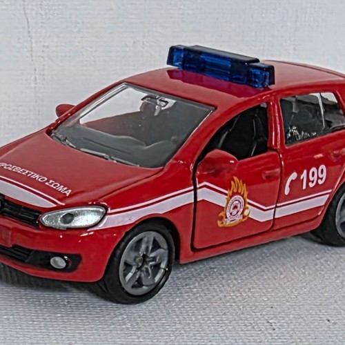 Siku fire department car VW Golf 6 Greek like new