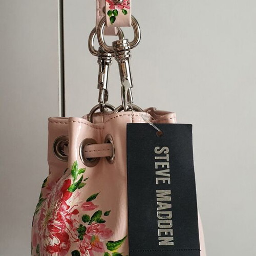Steve Madden bag new, hand-painted, pink